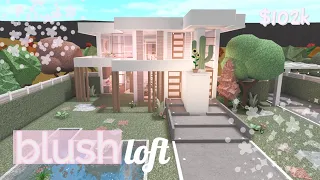 blush loft || bloxburg speed build