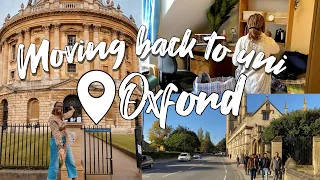 MOVING back to OXFORD UNI 2020