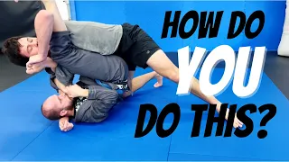 Rolling With the New Guy – Blue Belt vs White Belt | BJJ NARRATED ROLL
