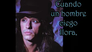 "When a blind man cries"(subtitulado español)-Richie Sambora