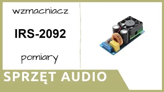 ZIZ - Pomiary mocy  wzmacniacza audio pracującego w klasie D - IRS2092