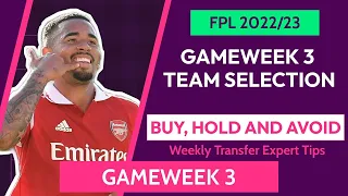 FPL GAMEWEEK 3 TEAM SELECTION | JESUS OR SALAH ? Who is your Captain? | GW 3 Transfer Tips 22/23