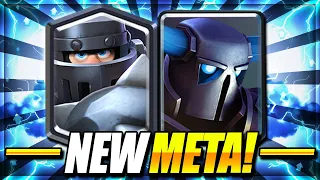 UNSTOPPABLE NEW META COMBO!! MEGA KNIGHT + PEKKA DOMINATES!! Clash Royale Mega Knight Pekka Deck