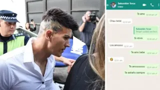 Abuso sexual en Vélez: Se conocieron los chats que Sebastián Sosa con su esposa