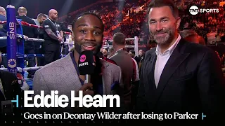 "I DON'T RATE HIM!" 😅 | Eddie Hearn does not hold back after Deontay Wilder’s loss to Joseph Parker