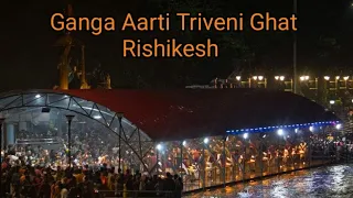 🙏 INDलाईव गंगा आरती त्रिवेणी घाट ऋषिकेश🔥Live Ganga Aarti Triveni Ghat Rishikesh🔥🙏06-May-2024🔥🙏 IND
