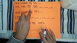 Skip Counting Fluency- 5s, 10s & 100s