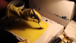 Making a tri color gum print