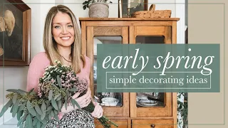 Beautiful Homemaking in Early Spring | Clean + Simplify | Let's Talk Idleness | DIY Bookshelf