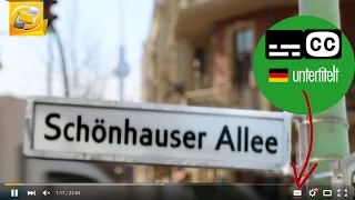 #01 Warum nennt sich diese Allee "schön" ??? - deafmedia.de - Schönhauser Allee untertitel UT