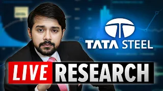 🔴Tata Steel: Fundamental Analysis of Top Trending stocks | Live Research | Harsh Goela