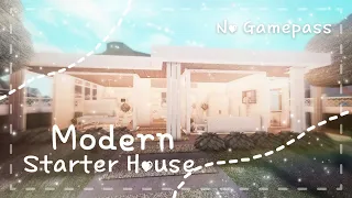 Roblox Bloxburg - No Gamepass Soft Modern One-Story House - Minami Oroi