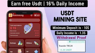 New Usdt Mining Site | usdt earning site | trx mining app | usdt Cloud Mining | usdt investment 2024