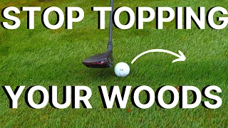 STOP TOPPING YOUR WOODS - Learn to hit a wood off the ground & Improve your fairway/Hybrid strike