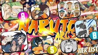 My Ultimate Naruto Arc Tier List