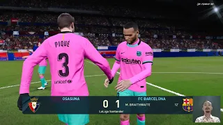 PES 2021 | Osasuna vs Barcelona | La Liga Santander | Gameplay PC