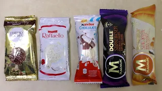 Random Ice Cream Products (Brands Ferrero & Magnum)