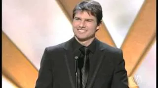 Tom Cruise Accepting Critics' Choice Award