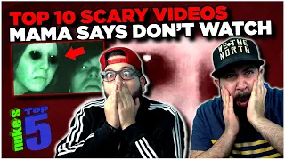 SCARY FRIEND?! WTF!! Top 10 Scary Ghost Videos MAMA Says DON'T WATCH | SCARY CACA REACTION!!