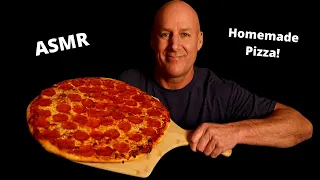 ASMR: EPIC HOMEMADE PIZZA!!~RECIPE/COOKING/EATING~SOFT SPOKEN