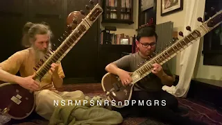 Chalan in Raag Desh - Sitar - Chris Hale & Vishal Sarma