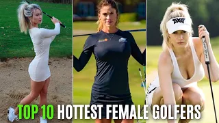 Top 10 Beautiful & HOTTEST Female Golfers | Lucy Robson, Paige Spiranac, Belen Mozo | 2021