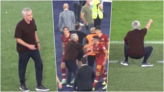 Roma-Sassuolo 2-1, Mourinho sotto la Curva Sud: la partita vissuta dallo "Special One"