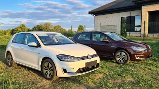 Volkswagen e-Golf 2018 сравнение нескольких комплектаций. Рестайлинг 35.8 kwh.
