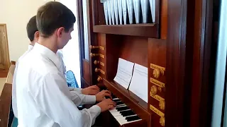 Музыка на церковном органе. Бах И.С./ Боже Услышь. Курсы пианистов. Христианская музыка и песни.