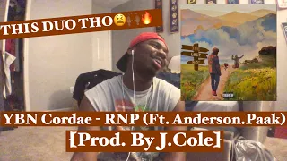 THIS DUO THO😫🙌🏾🔥 || YBN Cordae - RNP (ft. Anderson.Paak) REACTION