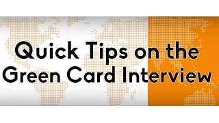 Green card based on marriage  tips for your interview with USCIS