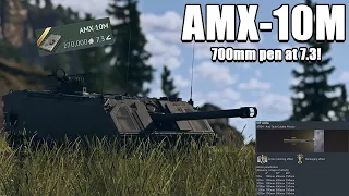 War Thunder | A Modern Saint-Chamond With 700mm Of Pen 😲(AMX-10M)
