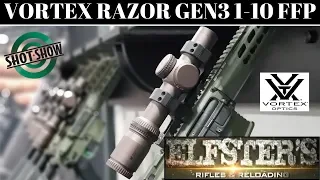 VORTEX RAZOR HD GEN3 1-10 FFP SCOPE 2020 SHOTSHOW!