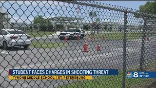 Tyrone Middle School student sends mass shooting threats to teachers, deputies say