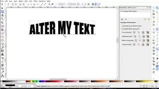 Warping Text and using Path Effects Editor - Inkscape Classroom