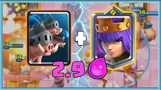😎 VERY TOXIC DECK! ROYAL HOGS WITH ARCHER QUEEN / Clash Royale