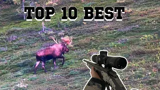 Top 10 Best MOOSE HUNTING KILL SHOTS!!! COMPILATION - Stuck N The Rut 2024