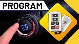 Program Toyota Smart Key Fob Yourself [Push Button Start Vehicles]