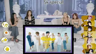 Blackpink Reaction to 'BTS'Butter special performance video (5k special) 😍 [fanmade ]