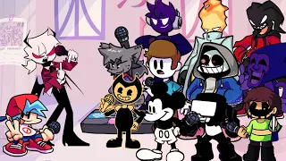 Attacklovania But Different Characters Sing It 🎤 (FNF Everyone Sings Attacklovania)