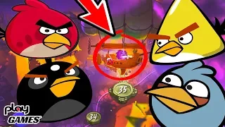 Angry Birds Встретил БОССА и ПРОГНАЛ! Открыл ЛОКАЦИЮ веселая игра про злых птичек Энгри Бердс