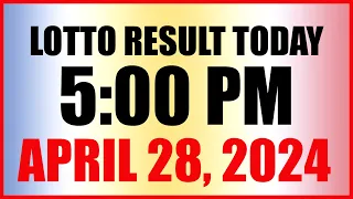 Lotto Result Today 5pm April 28, 2024 Swertres Ez2 Pcso