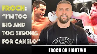 "I would have beaten Canelo." Froch takes part in a Q&A session.