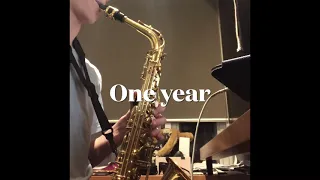 1 Day vs 10 Years playing Sax !