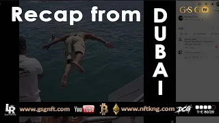 Recap of #Dubai Trip - The #BoatParty - Testing #Apertum with #HassanMalikNFT
