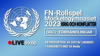 FN-rollspel Möckelngymnasiet 2023 | Dag 2 Förhandlingar