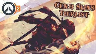 Ranking ALL Genji skins in Overwatch 2!