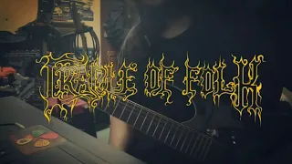 Cradle Of Filth-The Death Of Love(guitar cover)