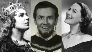 Cesare Siepi Renata Tebaldi Elena Nicolai Giulio Cesare in Egitto full opera (1950 live)