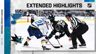 St. Louis Blues vs San Jose Sharks Nov 4, 2021 HIGHLIGHTS